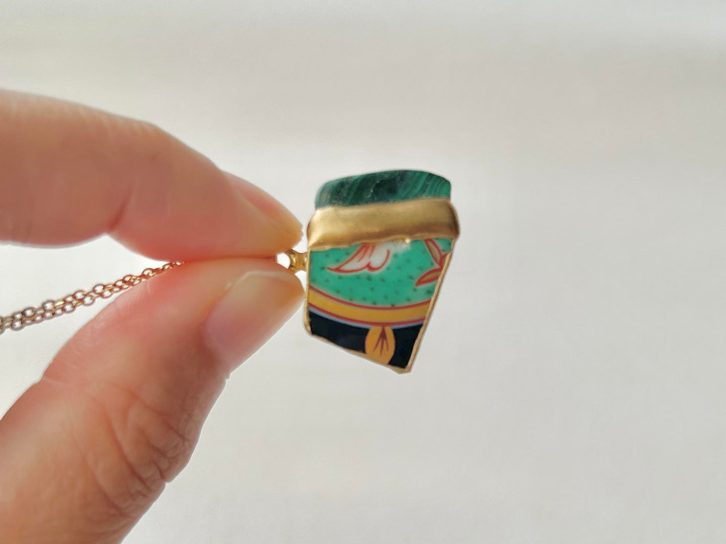 Sea Drifted Porcelain Kintsugi Ring one-size-fits-all