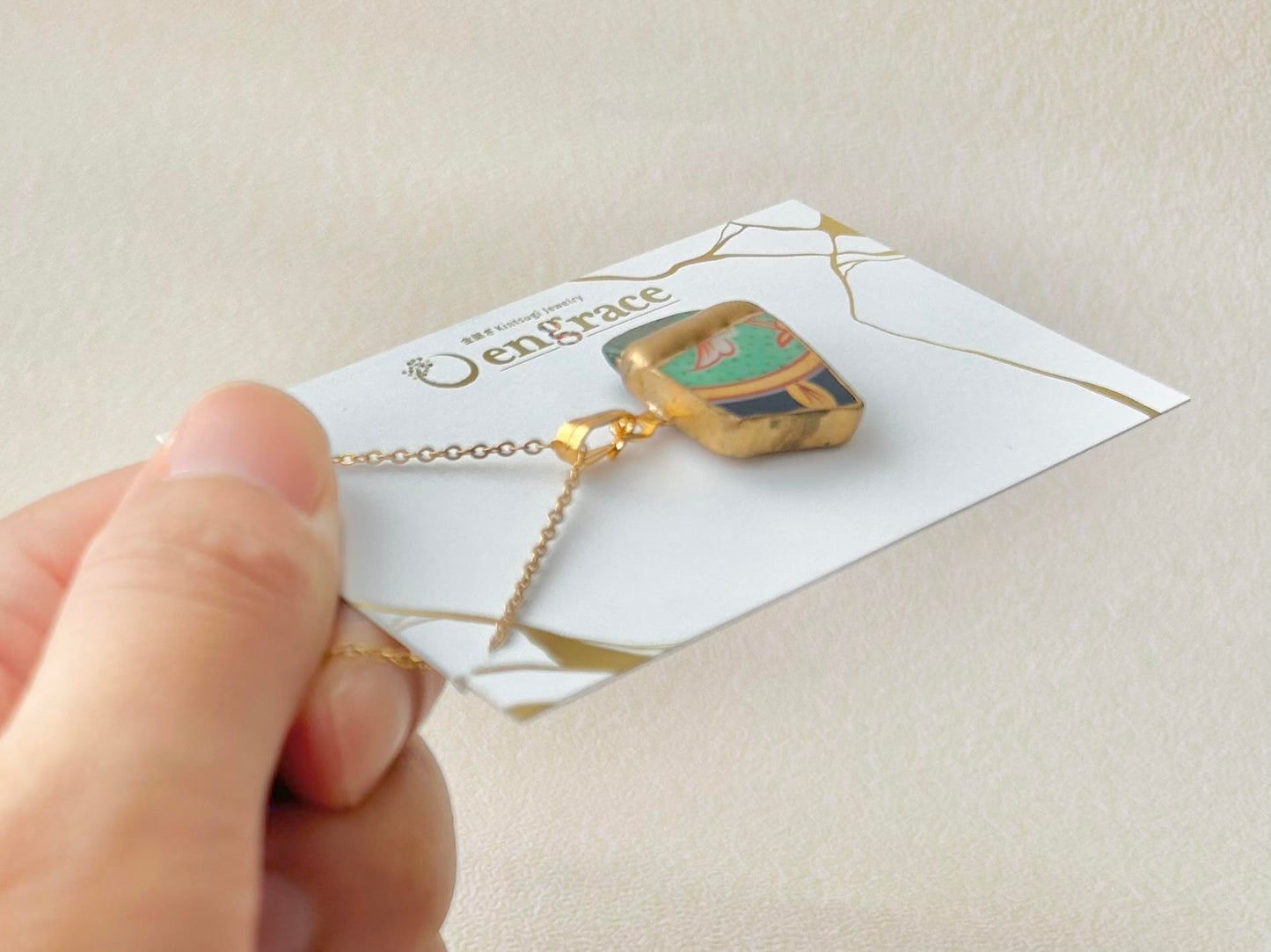 Sea Drifted Porcelain Kintsugi Ring one-size-fits-all