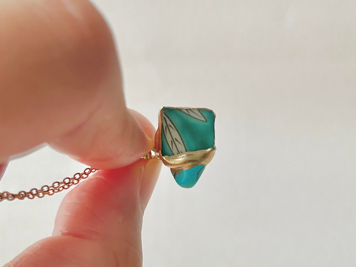 Sea Drifted Porcelain Kintsugi Ring one-size-fits-all