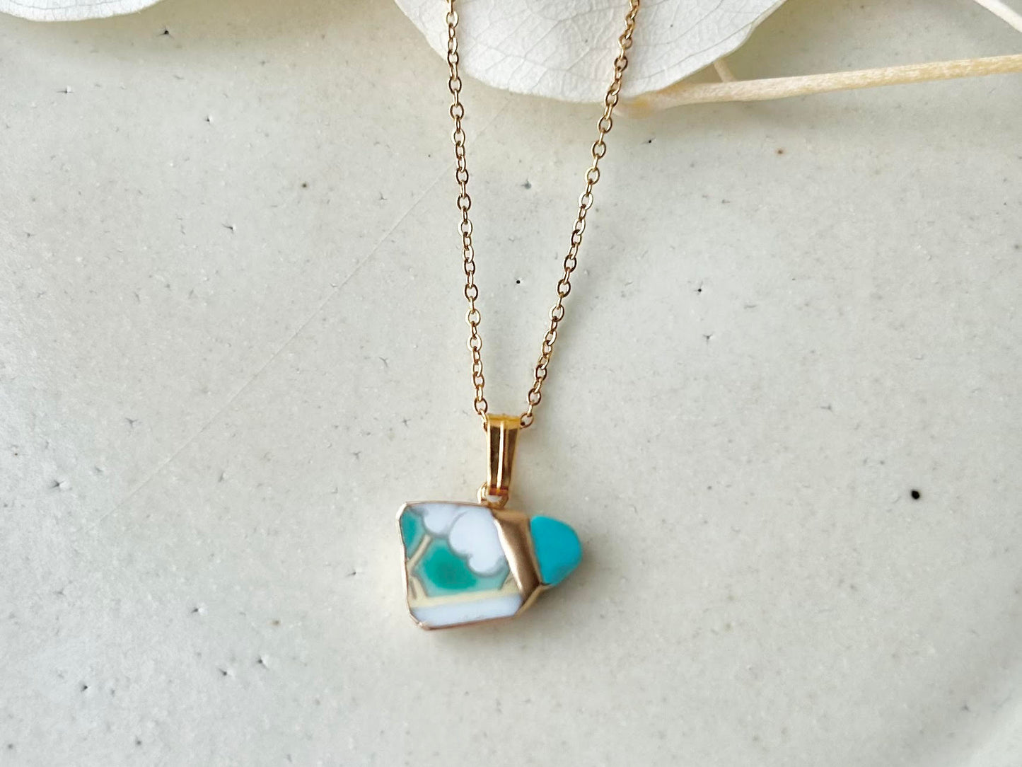 Sea Drifted Porcelain Kintsugi Ring one-size-fits-all