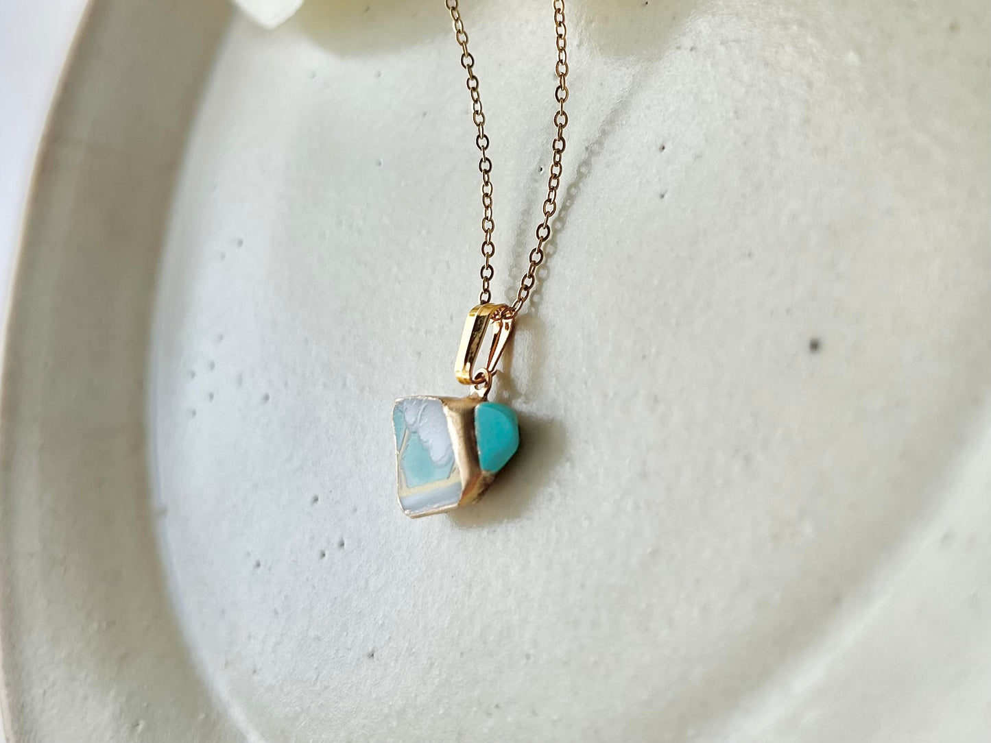 Sea Drifted Porcelain Kintsugi Ring one-size-fits-all