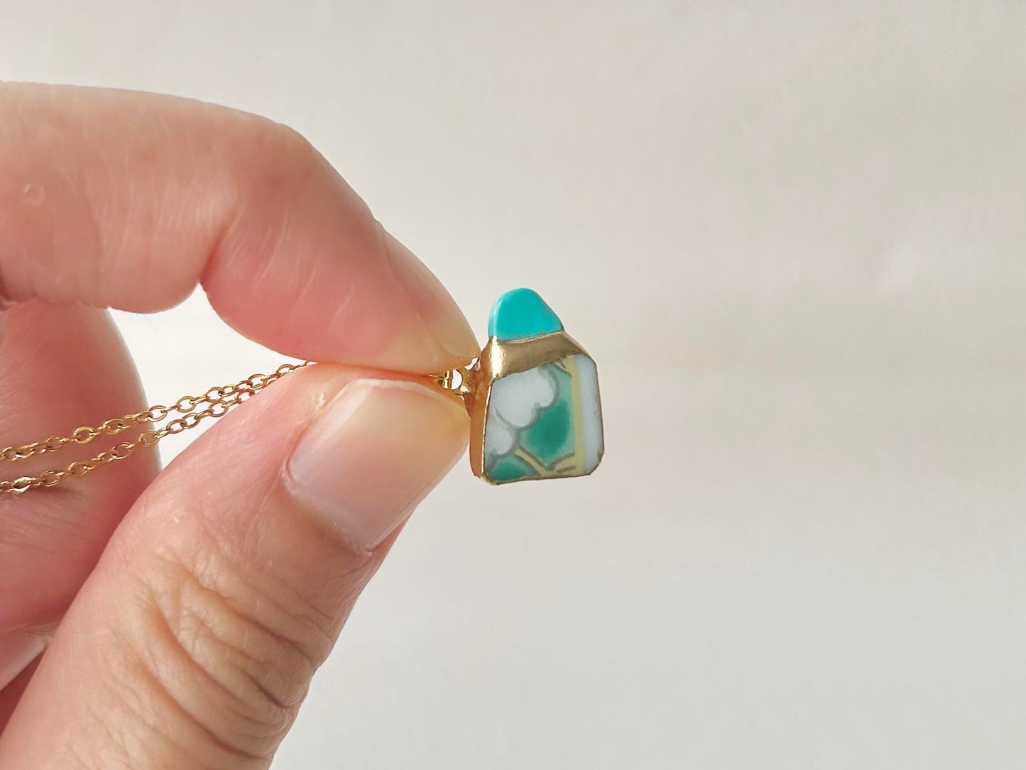 Sea Drifted Porcelain Kintsugi Ring one-size-fits-all