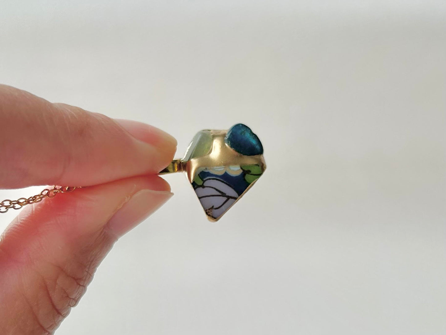 Sea Drifted Porcelain Kintsugi Ring one-size-fits-all