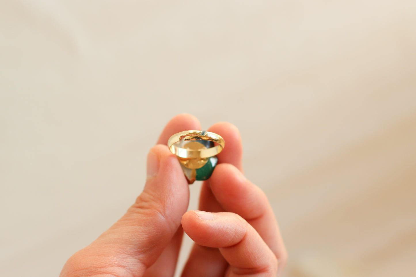 Sea Drifted Porcelain Kintsugi Ring one-size-fits-all