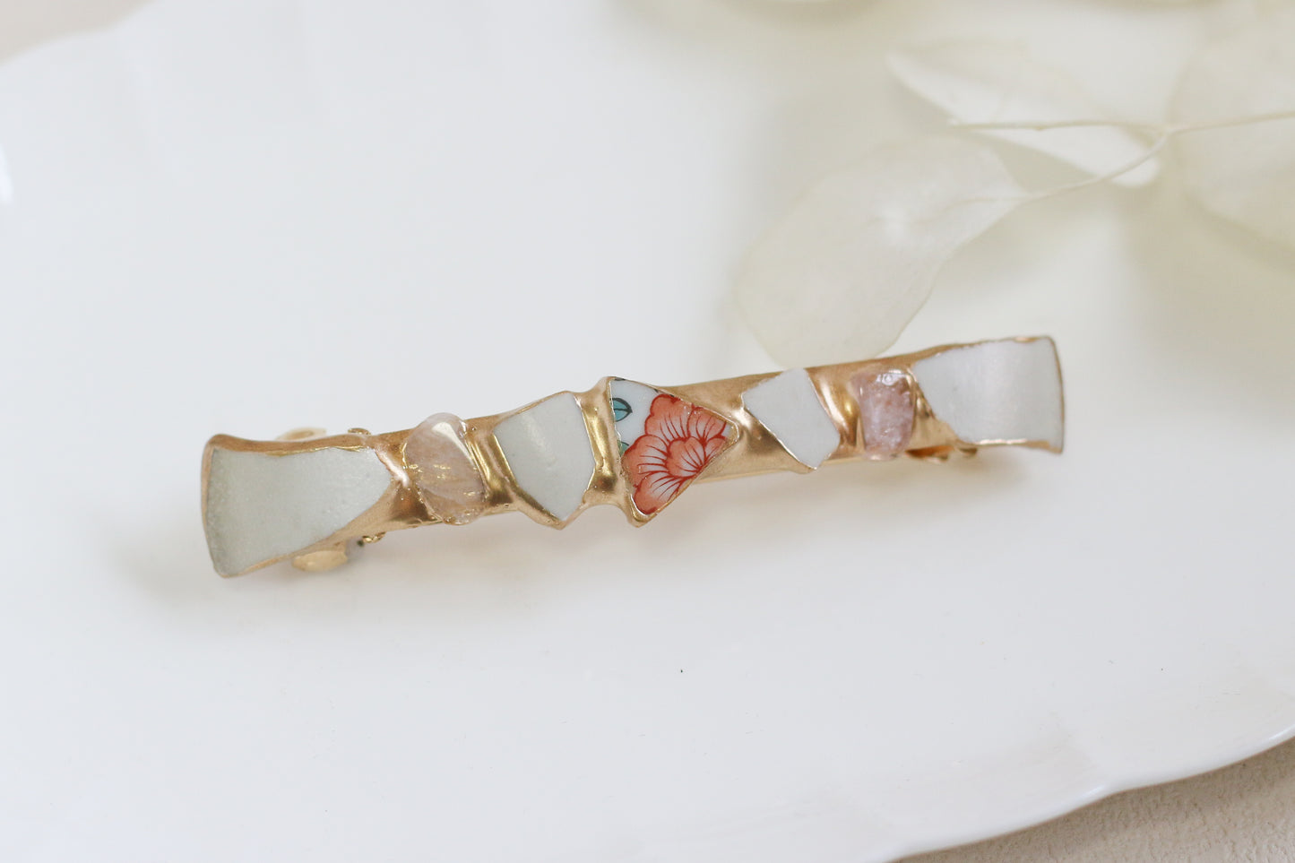 Sea Drifted Porcelain Kintsugi Ring one-size-fits-all