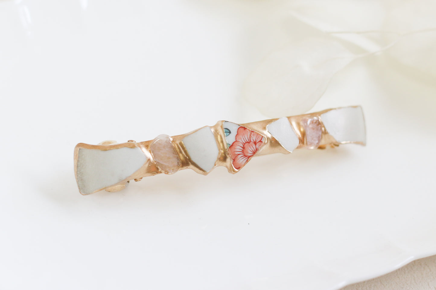 Sea Drifted Porcelain Kintsugi Ring one-size-fits-all