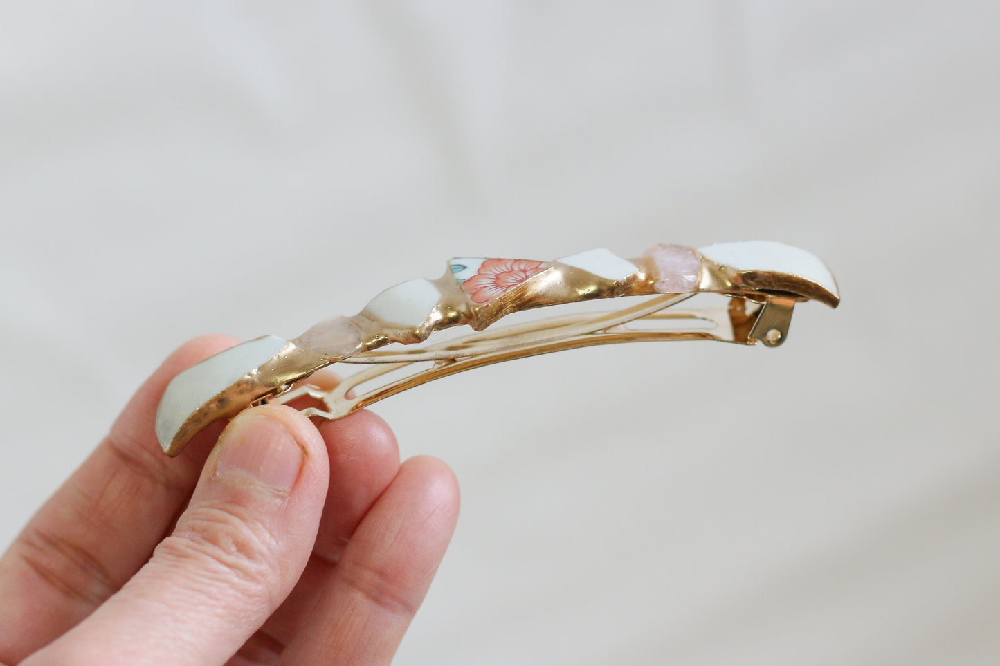 Sea Drifted Porcelain Kintsugi Ring one-size-fits-all