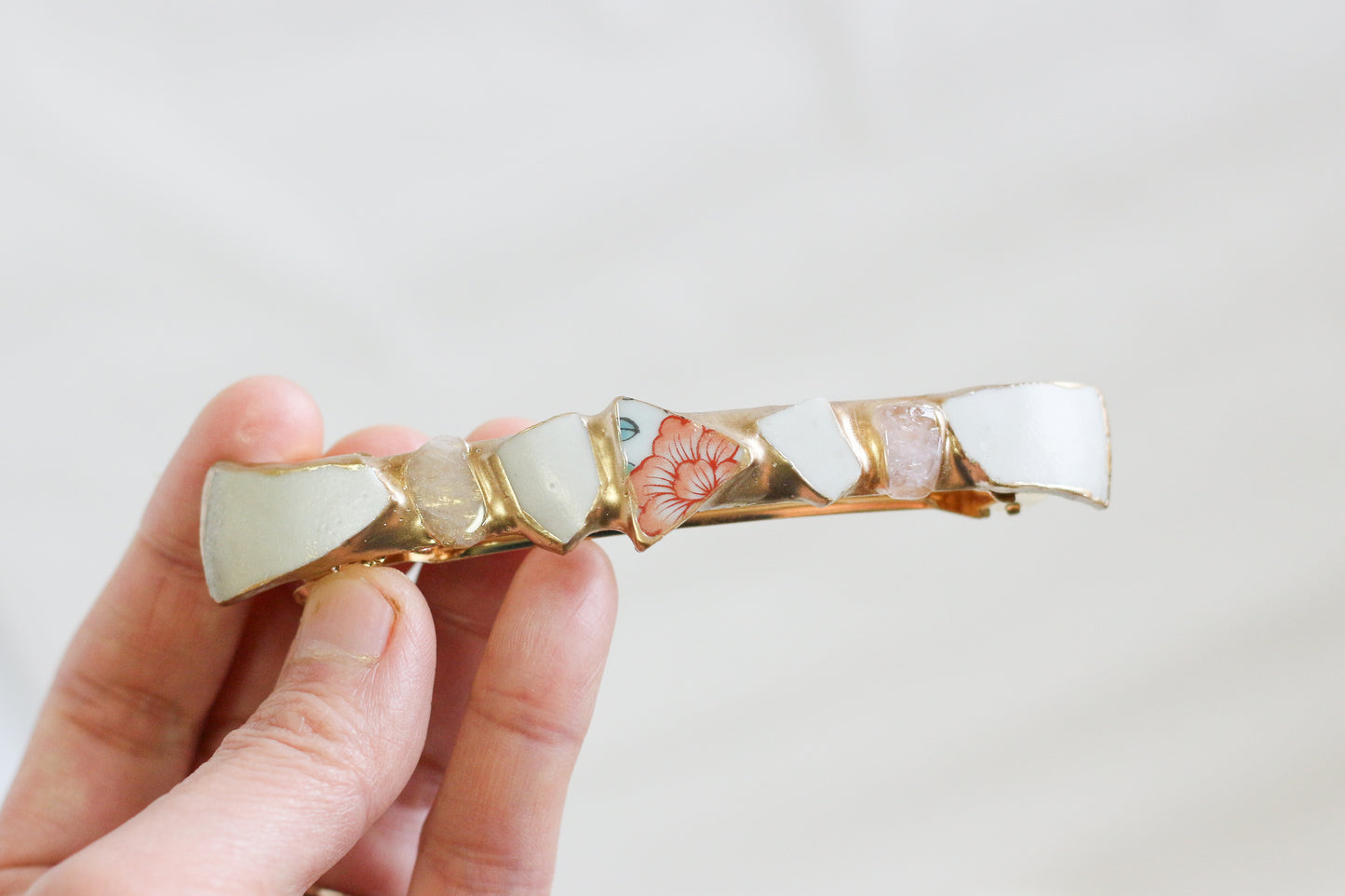 Sea Drifted Porcelain Kintsugi Ring one-size-fits-all