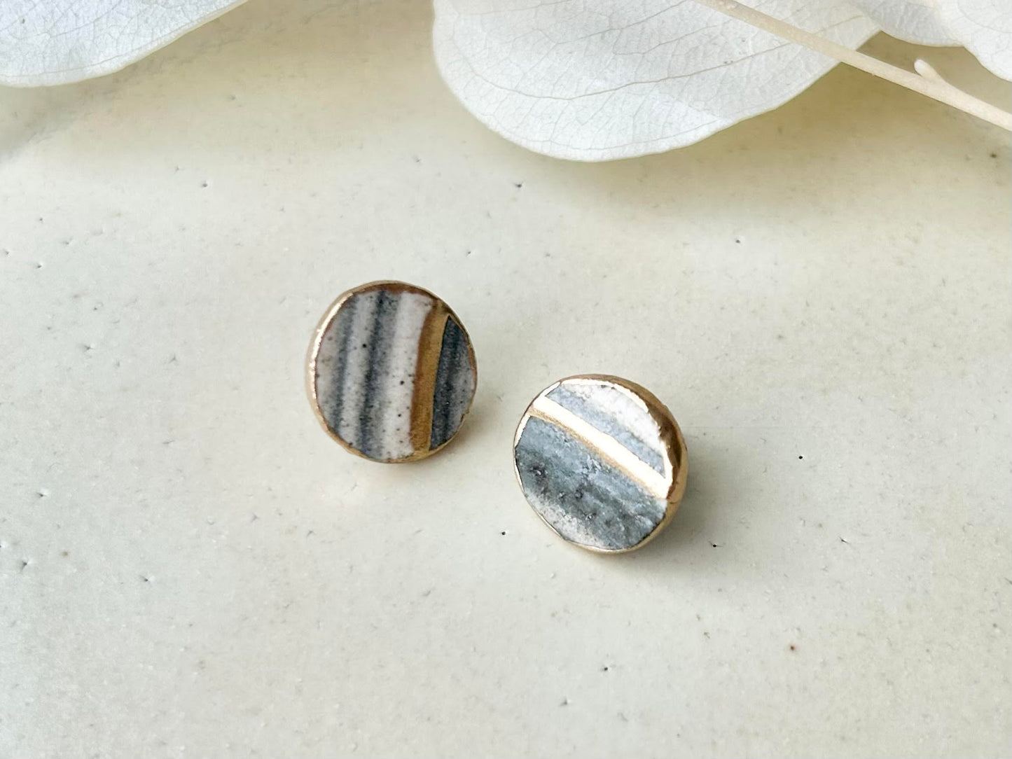 Sea Drifted Porcelain Kintsugi Ring one-size-fits-all
