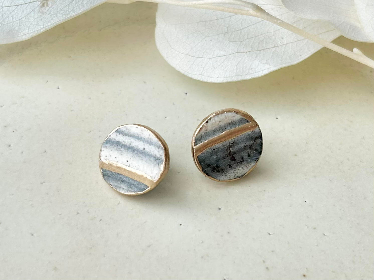 Sea Drifted Porcelain Kintsugi Ring one-size-fits-all