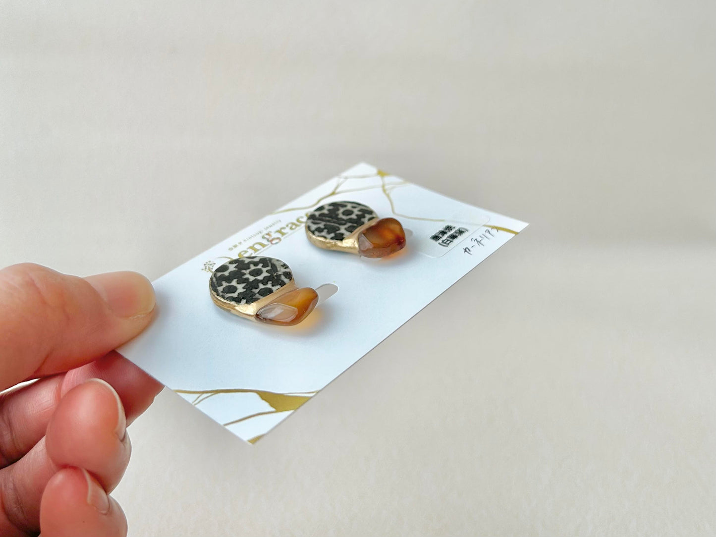 Sea Drifted Porcelain Kintsugi Ring one-size-fits-all