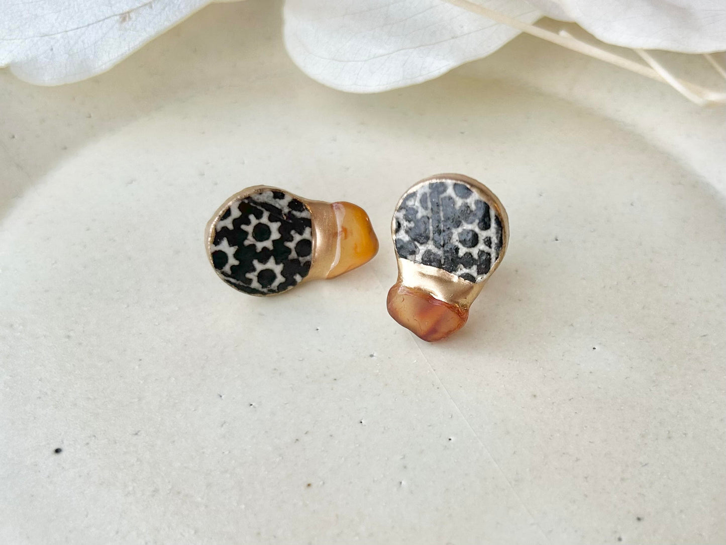 Sea Drifted Porcelain Kintsugi Ring one-size-fits-all