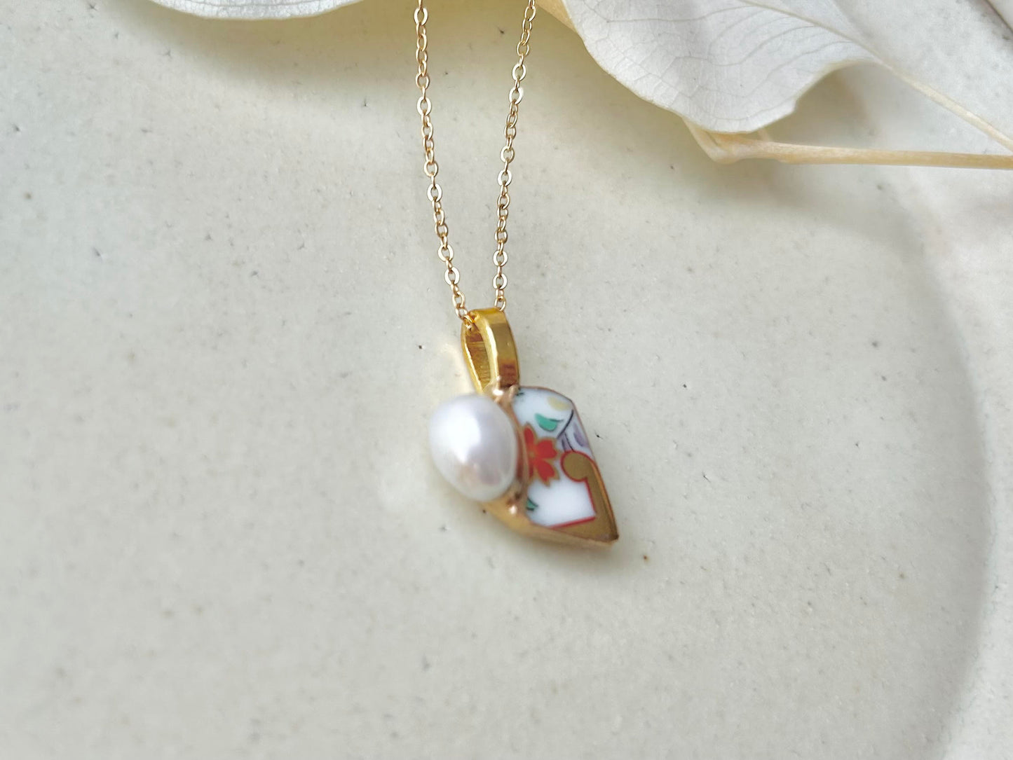 Sea Drifted Porcelain Kintsugi Ring one-size-fits-all