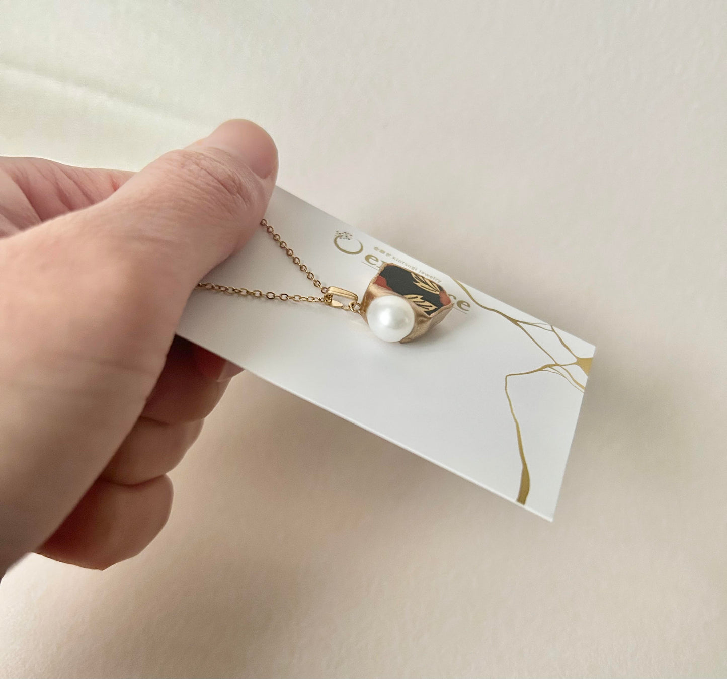 Sea Drifted Porcelain Kintsugi Ring one-size-fits-all