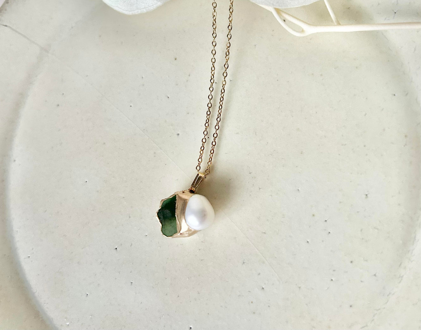 Sea Drifted Porcelain Kintsugi Ring one-size-fits-all