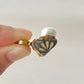 Sea Drifted Porcelain Kintsugi Ring one-size-fits-all 