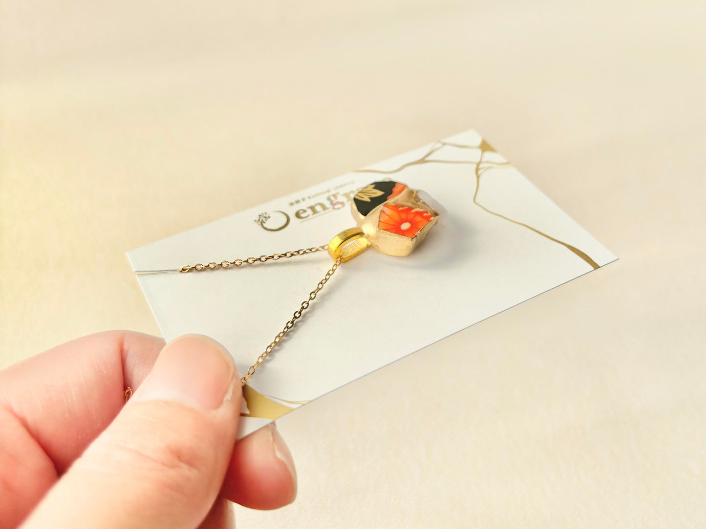 Sea Drifted Porcelain Kintsugi Ring one-size-fits-all 