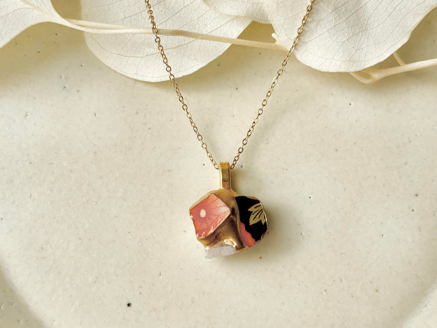 Sea Drifted Porcelain Kintsugi Ring one-size-fits-all 