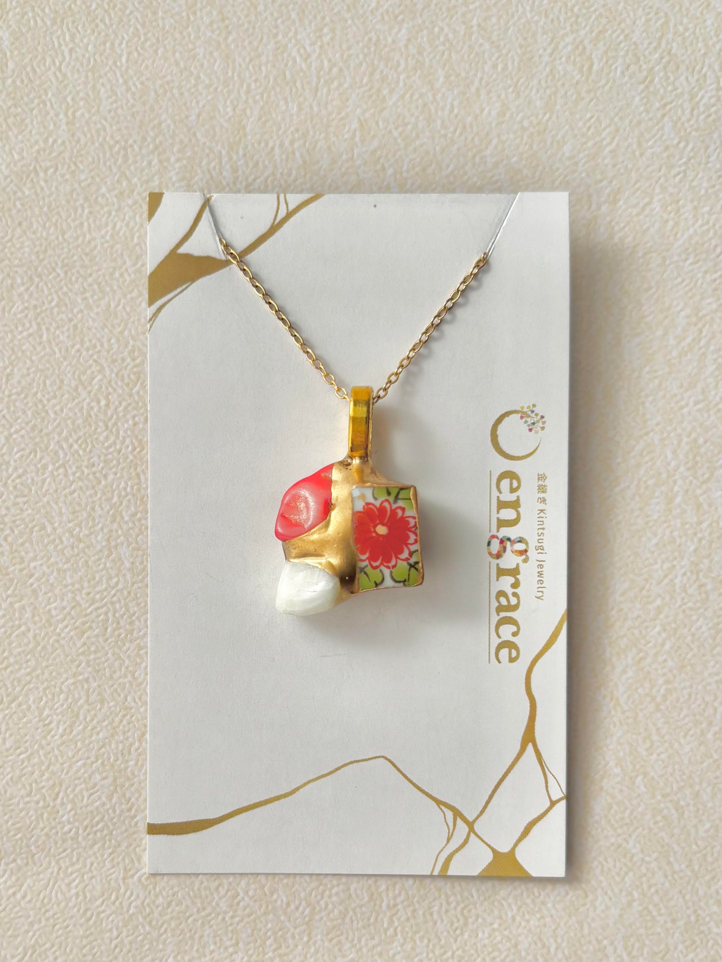 Sea Drifted Porcelain Kintsugi Ring one-size-fits-all 