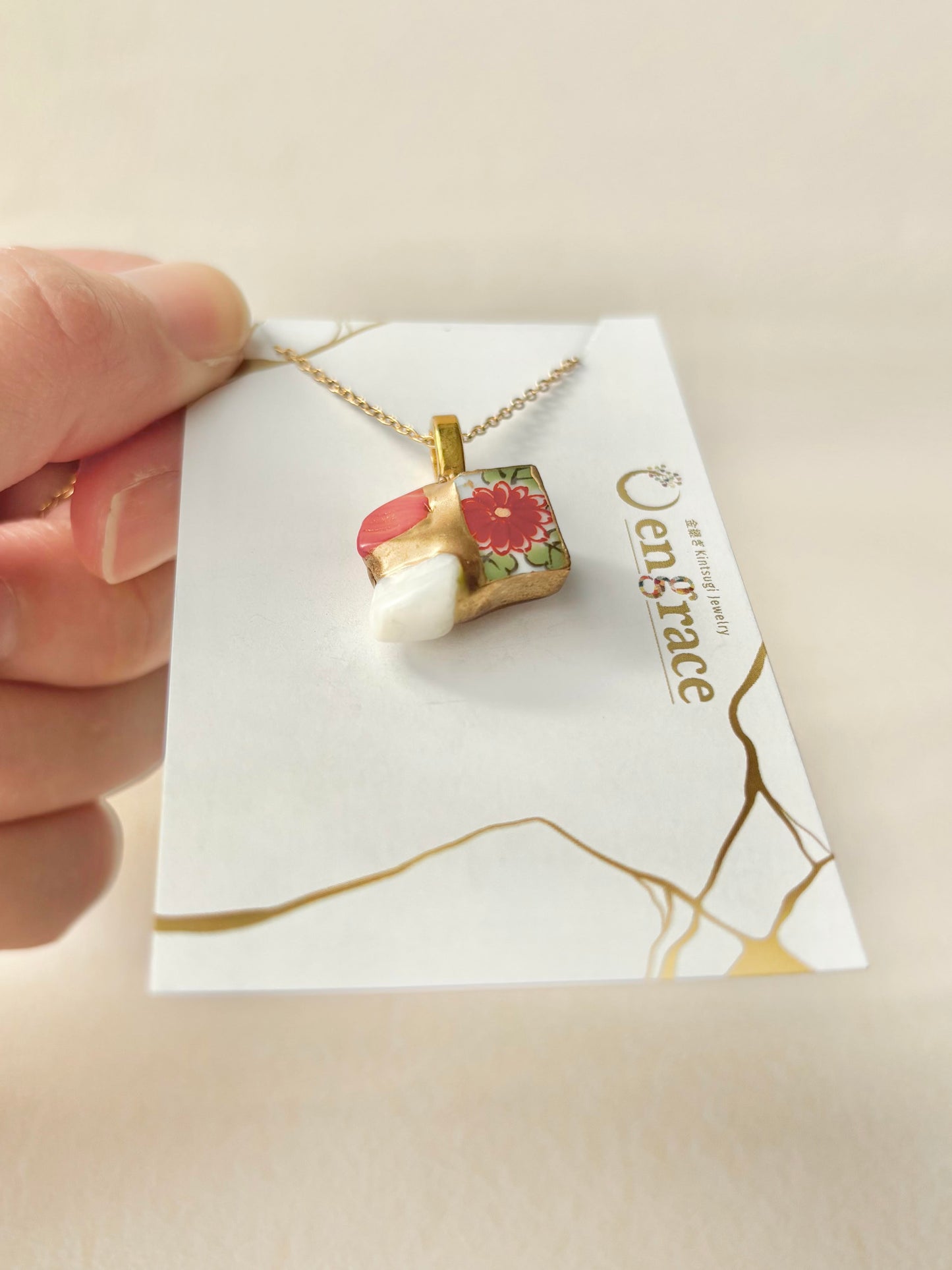 Sea Drifted Porcelain Kintsugi Ring one-size-fits-all 