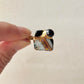Sea Drifted Porcelain Kintsugi Ring one-size-fits-all 