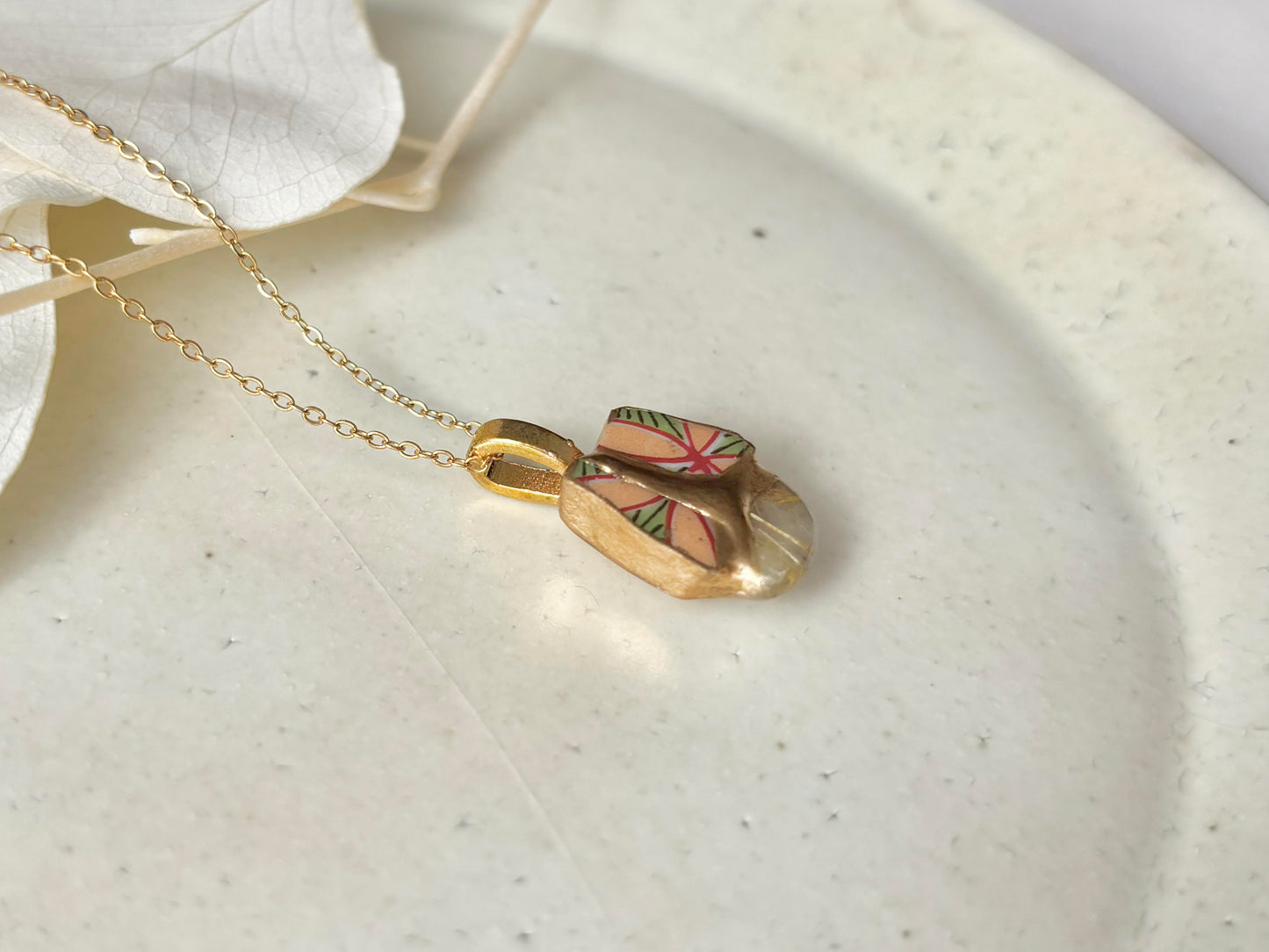 Sea Drifted Porcelain Kintsugi Ring one-size-fits-all 