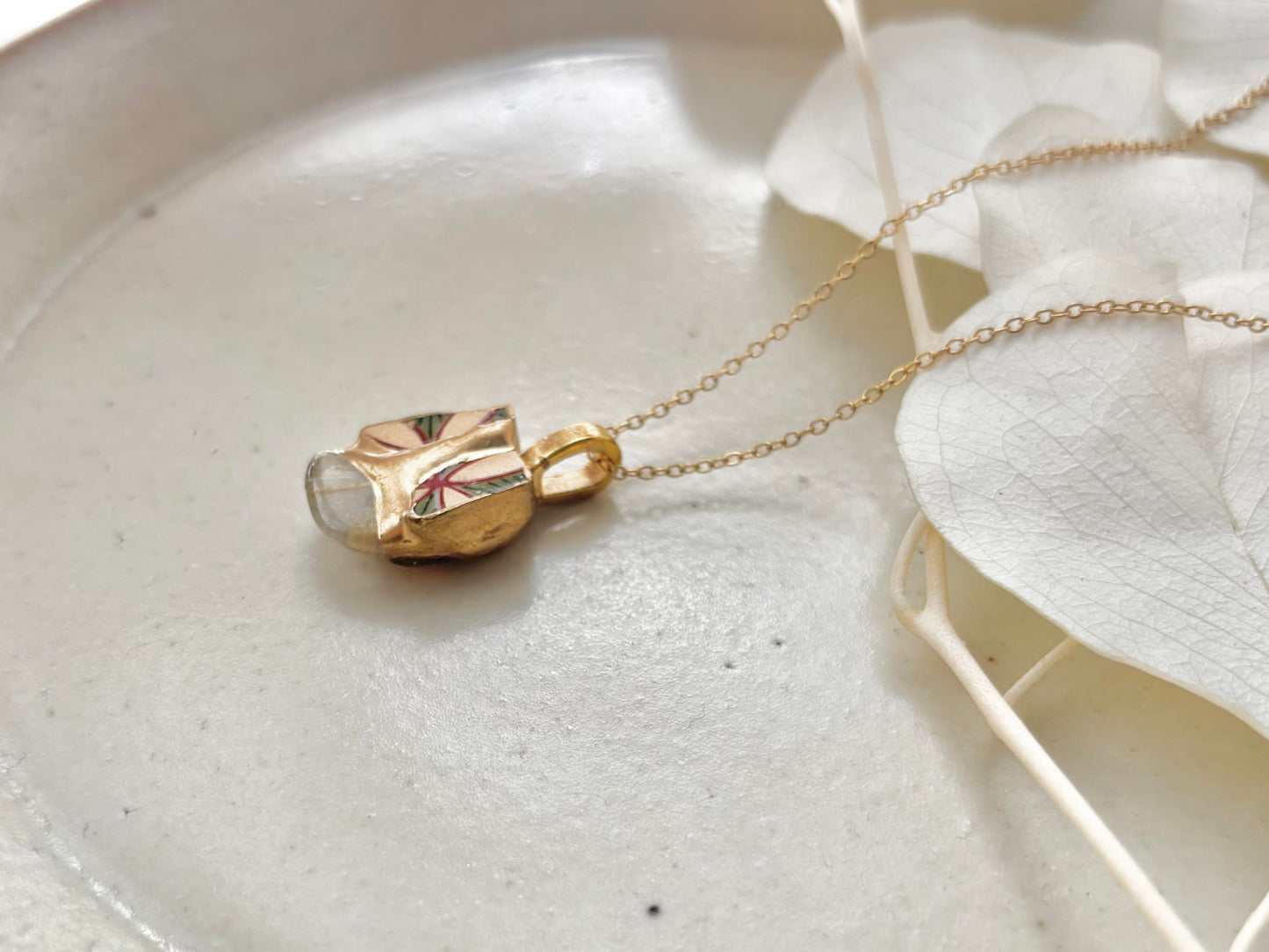 Sea Drifted Porcelain Kintsugi Ring one-size-fits-all 