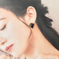 【Fittings Selection Available】Arita Ware Kintsugi Pierced Earrings / Clip-on Earrings, White, Flower Pattern, Leaf Pattern, Traditional Craft, #478