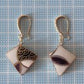 【Premium Series】 京・清水焼 　金継ぎ　14KGF フックピアス 和柄 ゴールド 伝統工芸　＃a36