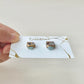 【金具が選べる】有田焼　金継ぎ　ピアス　イヤリング　和柄　ラリマー　天然石　伝統工芸　＃604