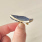 Arita Ware Kintsugi Obidome (Sash Clip), Japanese Pattern, Oriental Design, Tokachi-ishi Obsidian, Natural Stone, Traditional Craft, #450
