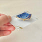 Arita Ware Kintsugi Obidome (Sash Clip), Japanese Pattern, Oriental Design, Tokachi-ishi Obsidian, Natural Stone, Traditional Craft, #450