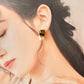 [Hardware Fixed] Arita Ware Kintsugi Earrings, Floral & Leaf Pattern, Japanese Traditional Pattern, Surgical Stainless Steel, #432