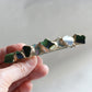 Arita ware / Karatsu ware - Kintsugi Barrette - Pink - Morganite - Natural Stone - Traditional Crafts - Hair Clip - Large - a27
