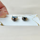 Imari Ware Kintsugi Titanium Earrings Gold Carnelian
