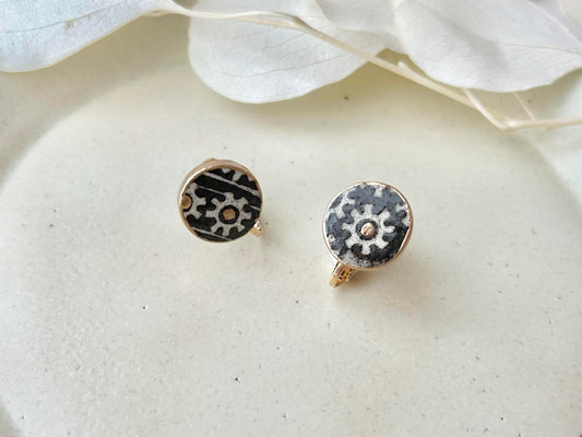 Sea Drifted Porcelain Kintsugi Ring one-size-fits-all 