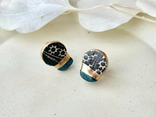 Sea Drifted Porcelain Kintsugi Ring one-size-fits-all 