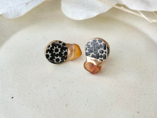 Sea Drifted Porcelain Kintsugi Ring one-size-fits-all 