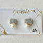 Imari Ware Kintsugi Titanium Earrings Gold Carnelian