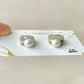 Imari Ware Kintsugi Titanium Earrings Gold Carnelian