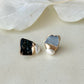 Imari Ware Kintsugi Titanium Earrings Gold Carnelian
