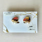 Imari Ware Kintsugi Titanium Earrings Gold Carnelian