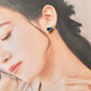 Imari Ware Kintsugi Titanium Earrings Gold Carnelian