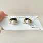 Imari Ware Kintsugi Titanium Earrings Gold Carnelian