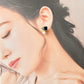 Imari Ware Kintsugi Titanium Earrings Gold Carnelian