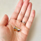 Imari Ware Kintsugi Titanium Earrings Gold Carnelian