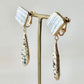 Imari Ware Kintsugi Titanium Earrings Gold Carnelian