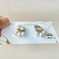 Imari Ware Kintsugi Titanium Earrings Gold Carnelian