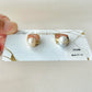 Imari Ware Kintsugi Titanium Earrings Gold Carnelian