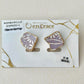 Imari Ware Kintsugi Titanium Earrings Gold Carnelian